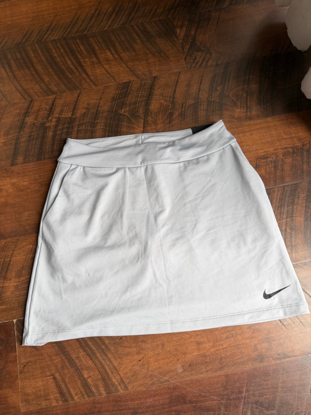 Nike Gray Athletic Skort with Swoosh
